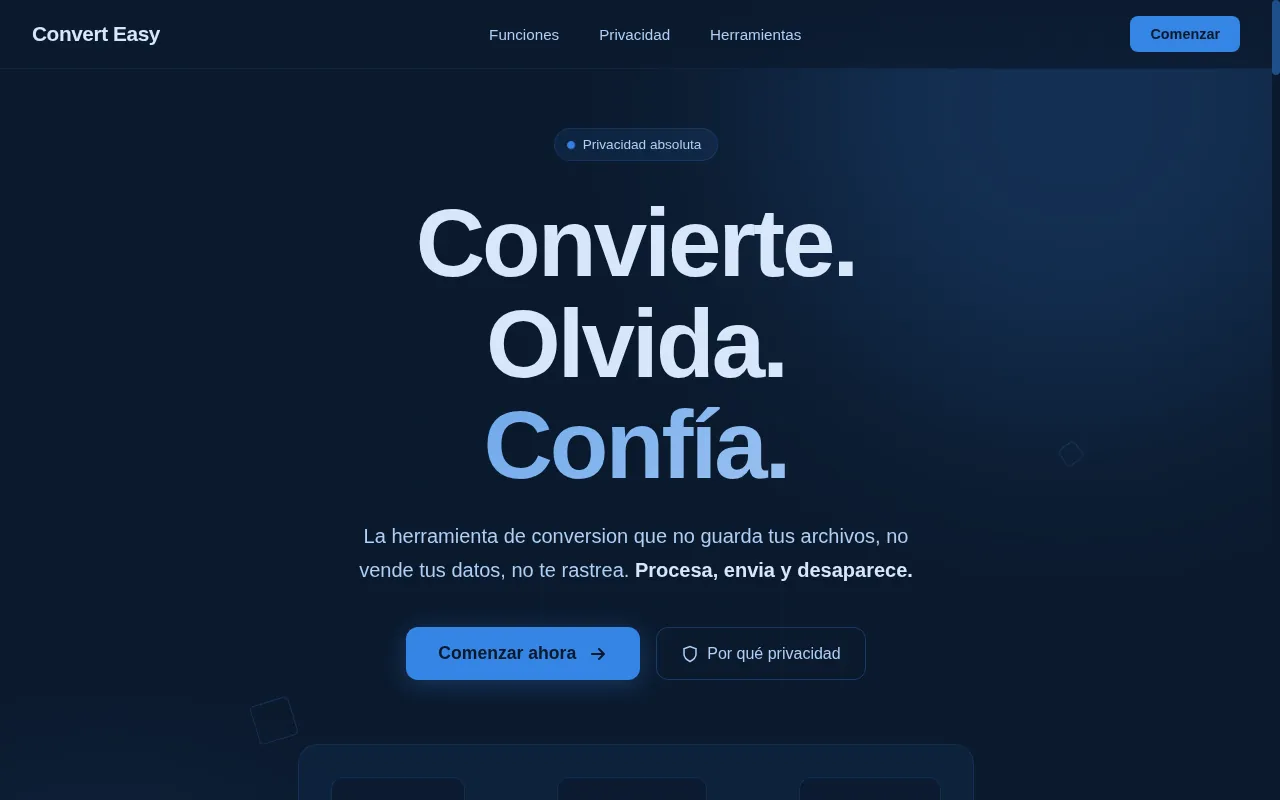 Captura de pantalla de Convert Easy